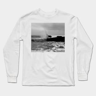 Splash. Panther Beach, California 2012 Long Sleeve T-Shirt